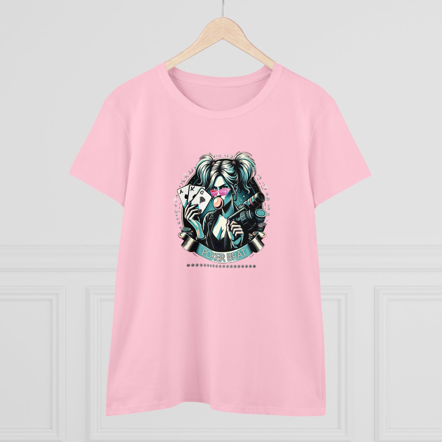 Poker Brat Women's Midweight Cotton Tee