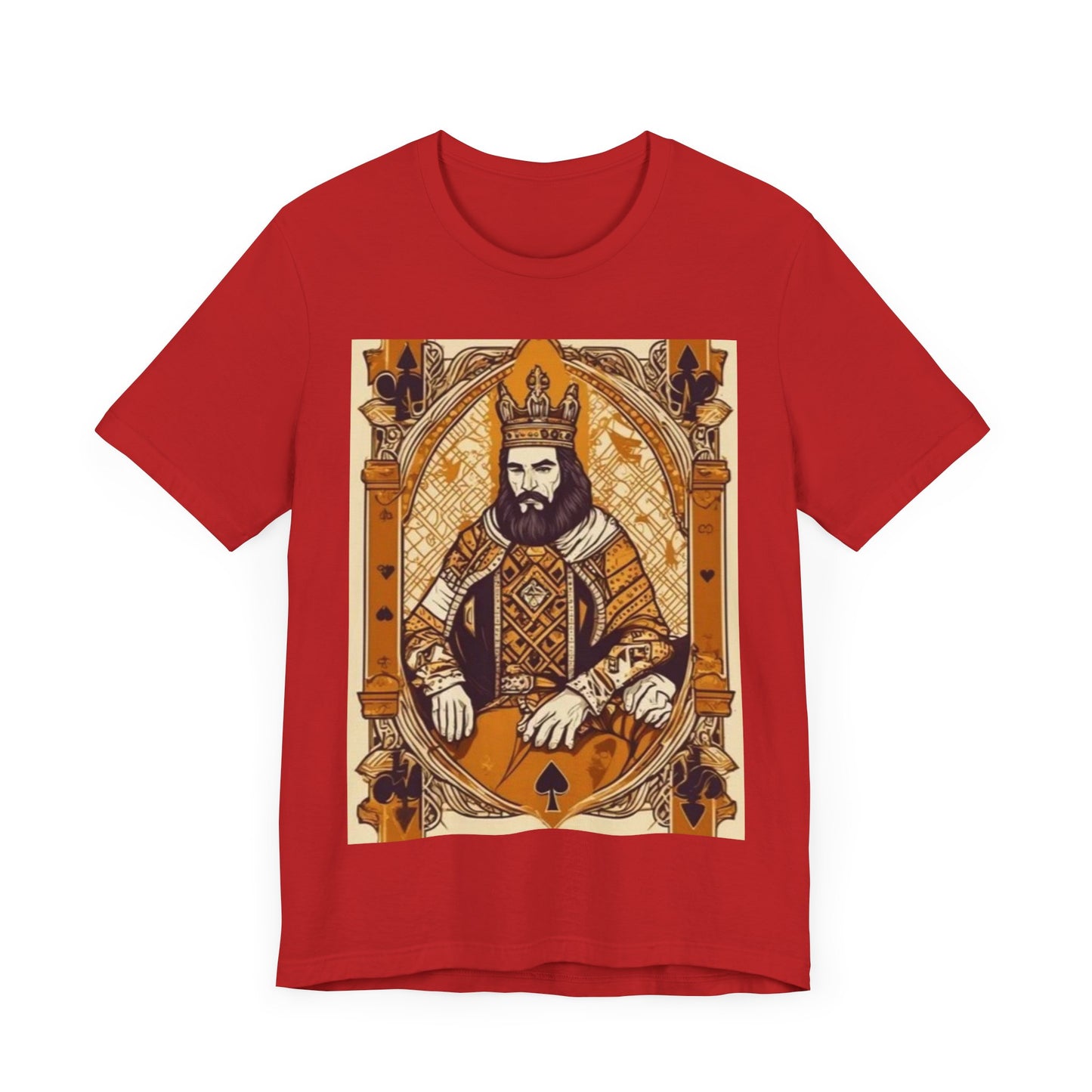 Poker King Unisex Short Sleeve Tee Lucky king