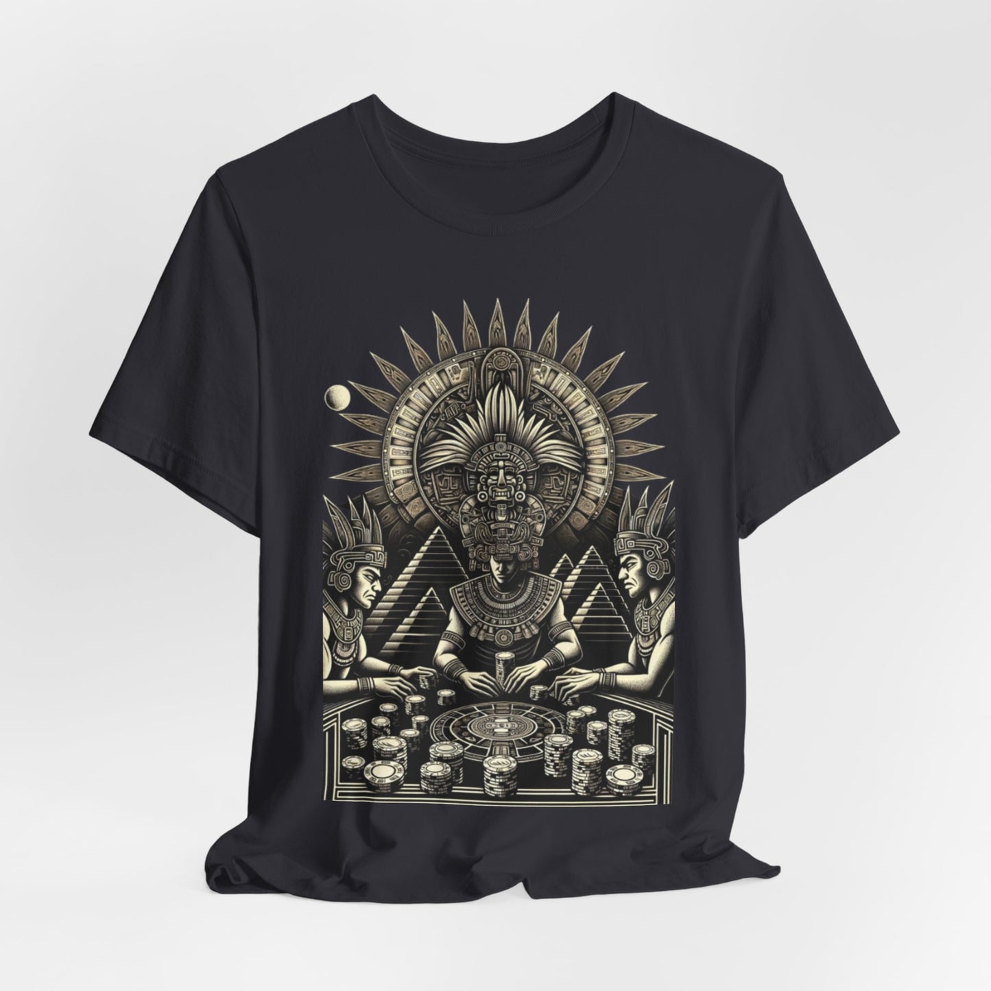 Aztec Poker Gawds Short Sleeve Tee