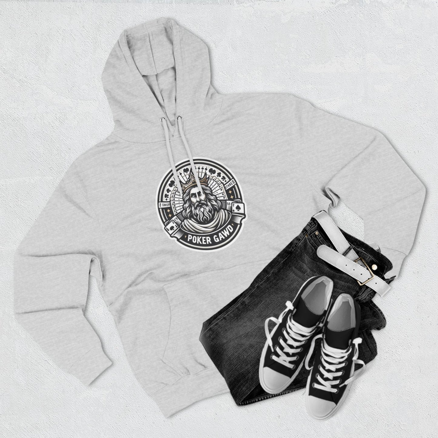 Poker Gawd Three-Panel Fleece Hoodie