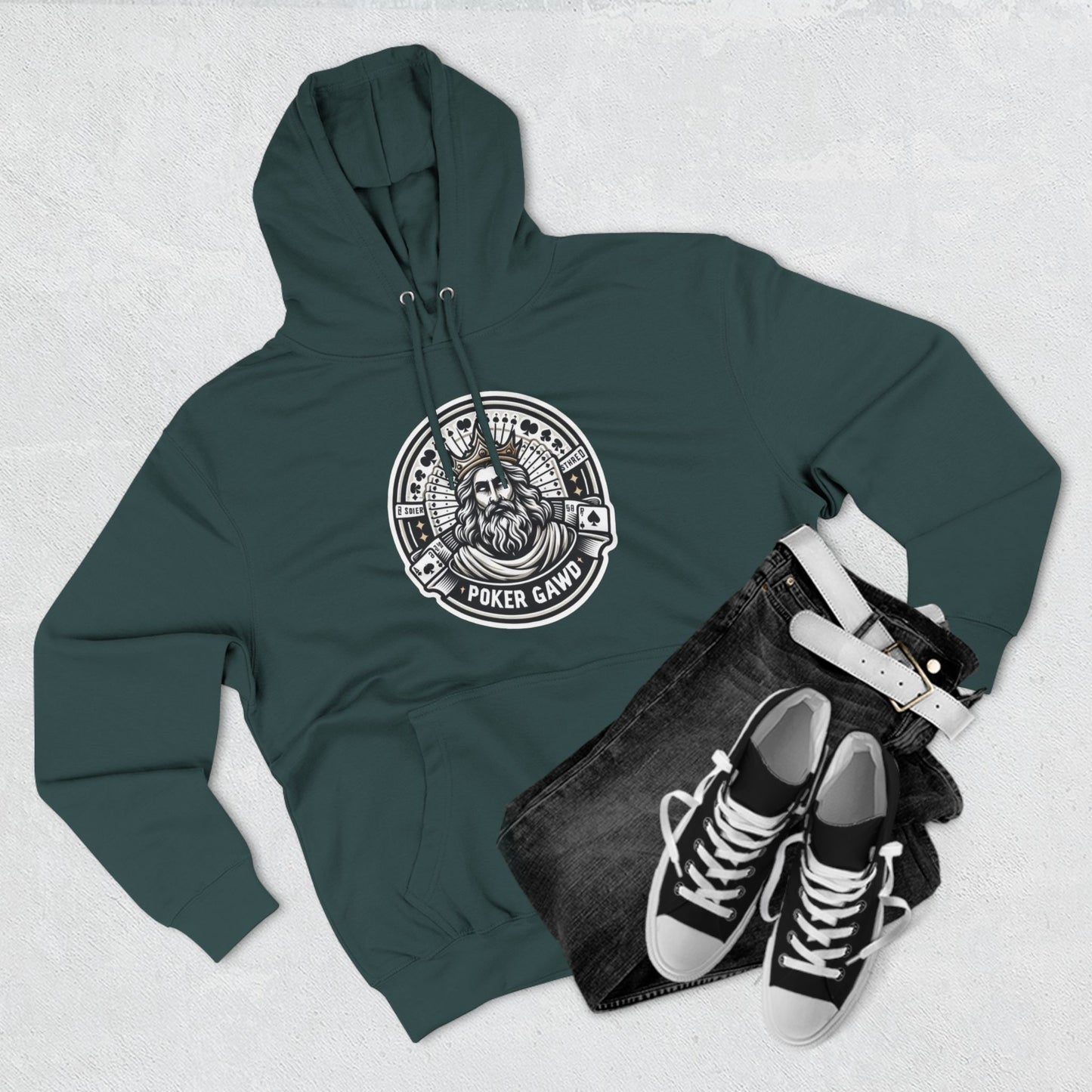 Poker Gawd Three-Panel Fleece Hoodie