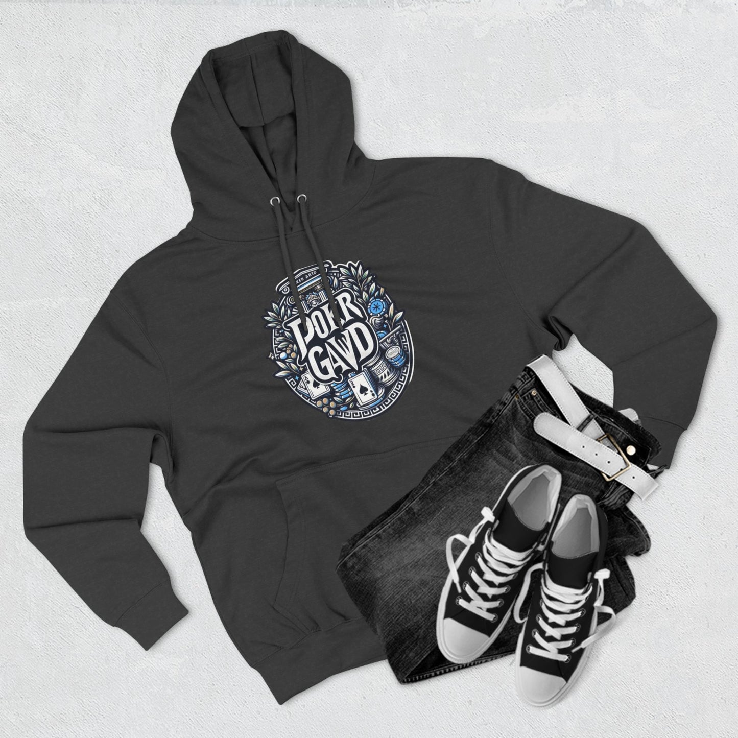 Poker Gawd Three-Panel Fleece Hoodie