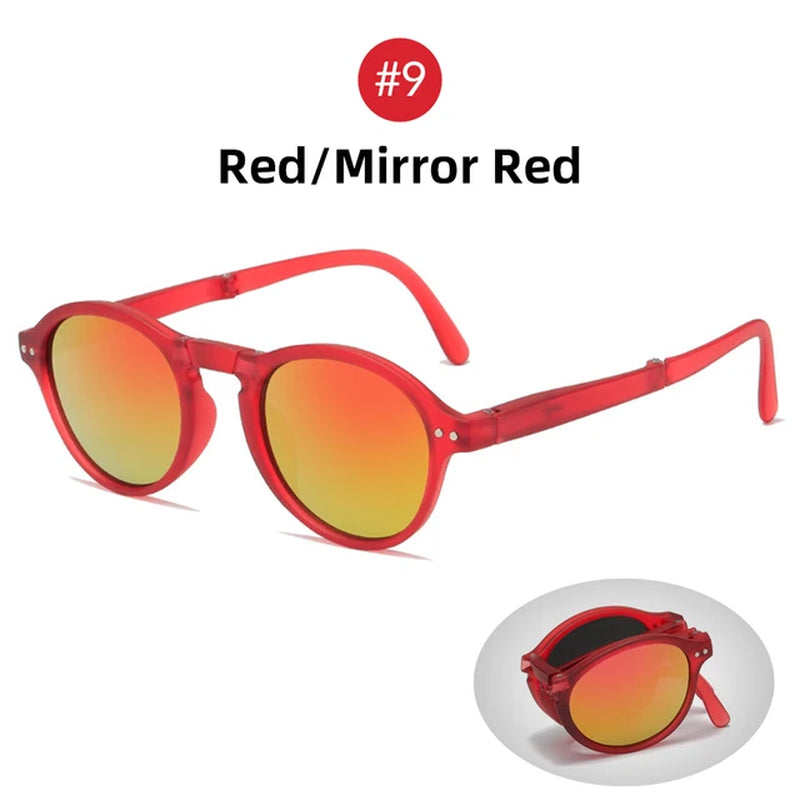 Women Square Sunglasses 2024 Trending Product Black UV400 Spring Hinge Eyewear Men Retro Mirror Red Sun Glasses