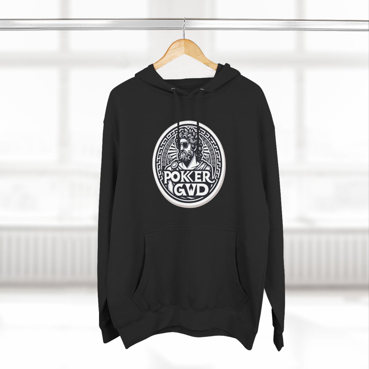 Three-Panel Fleece Hoodie
