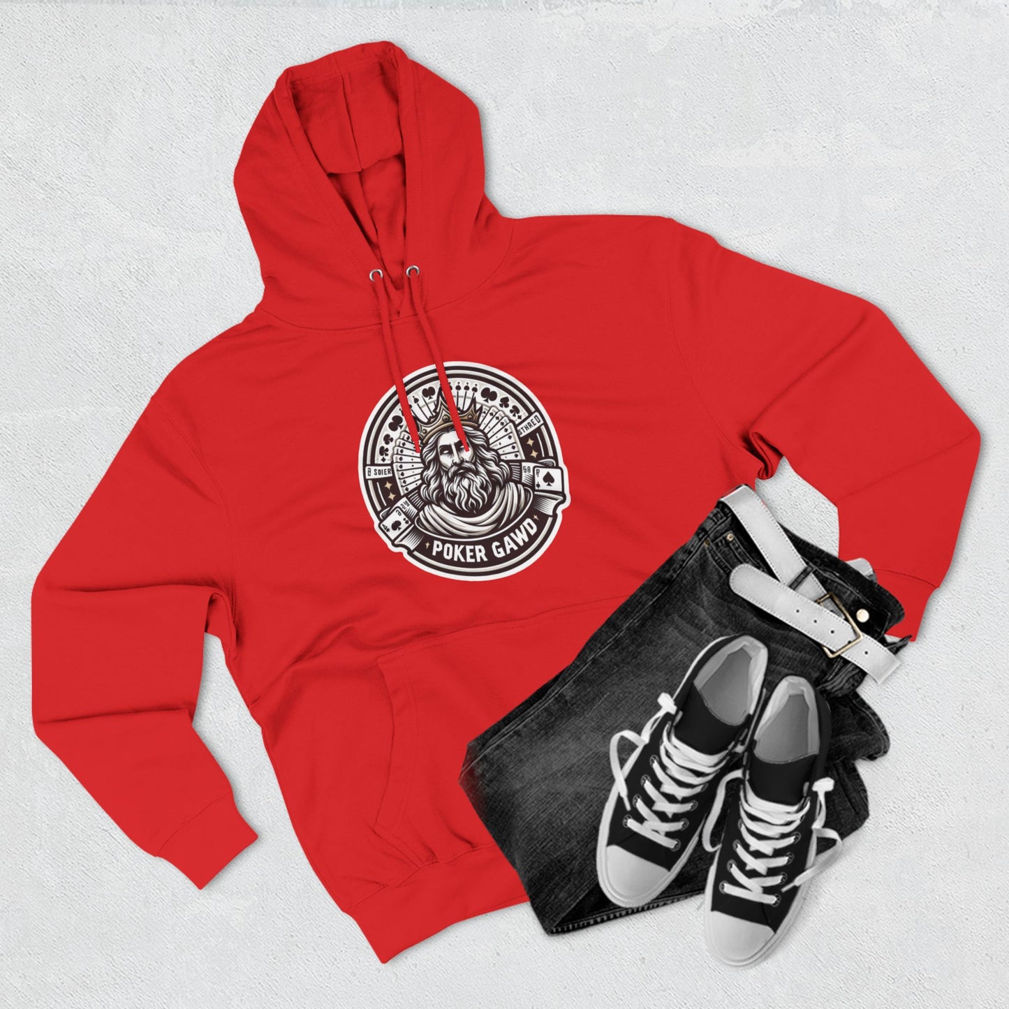 Poker Gawd Three-Panel Fleece Hoodie