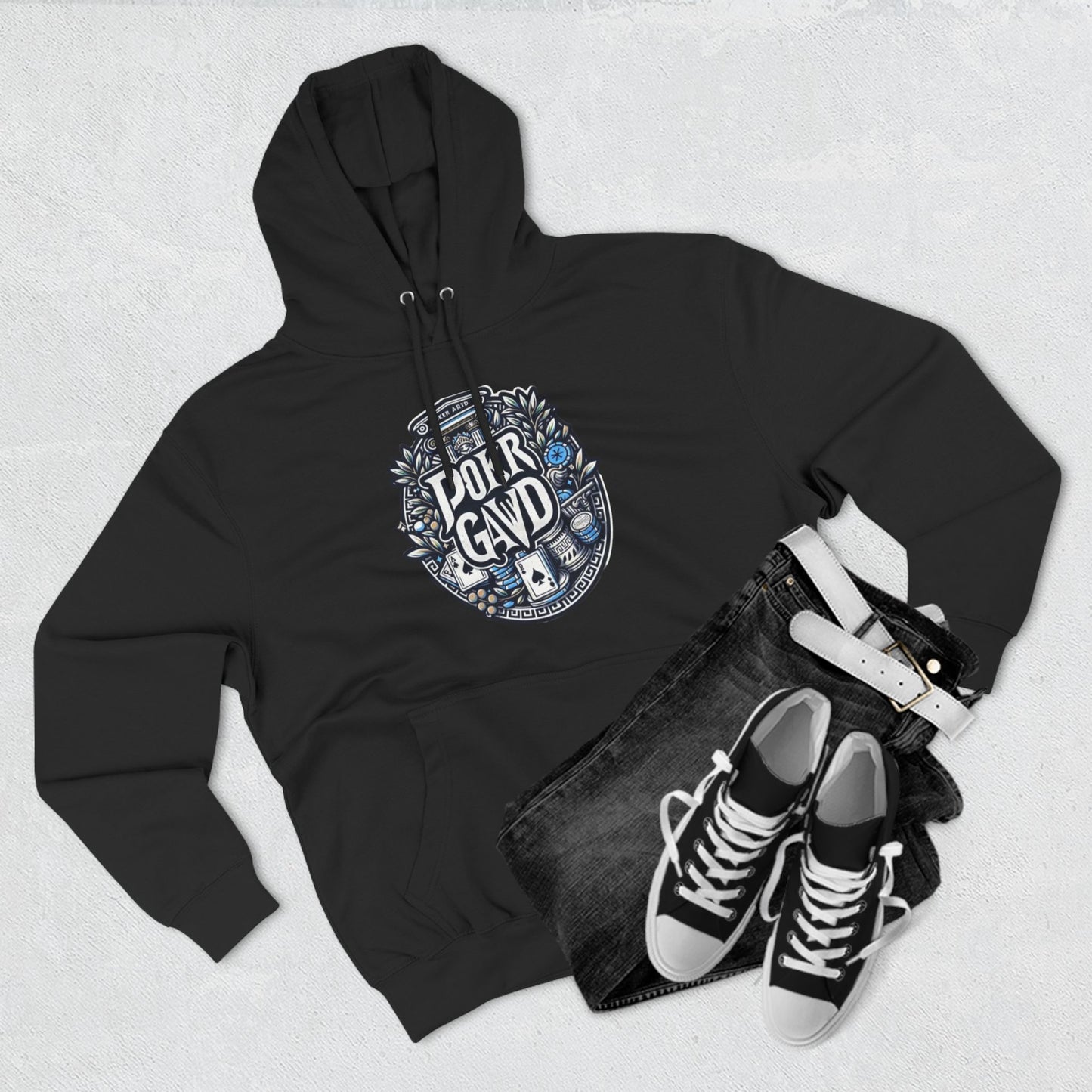 Poker Gawd Three-Panel Fleece Hoodie