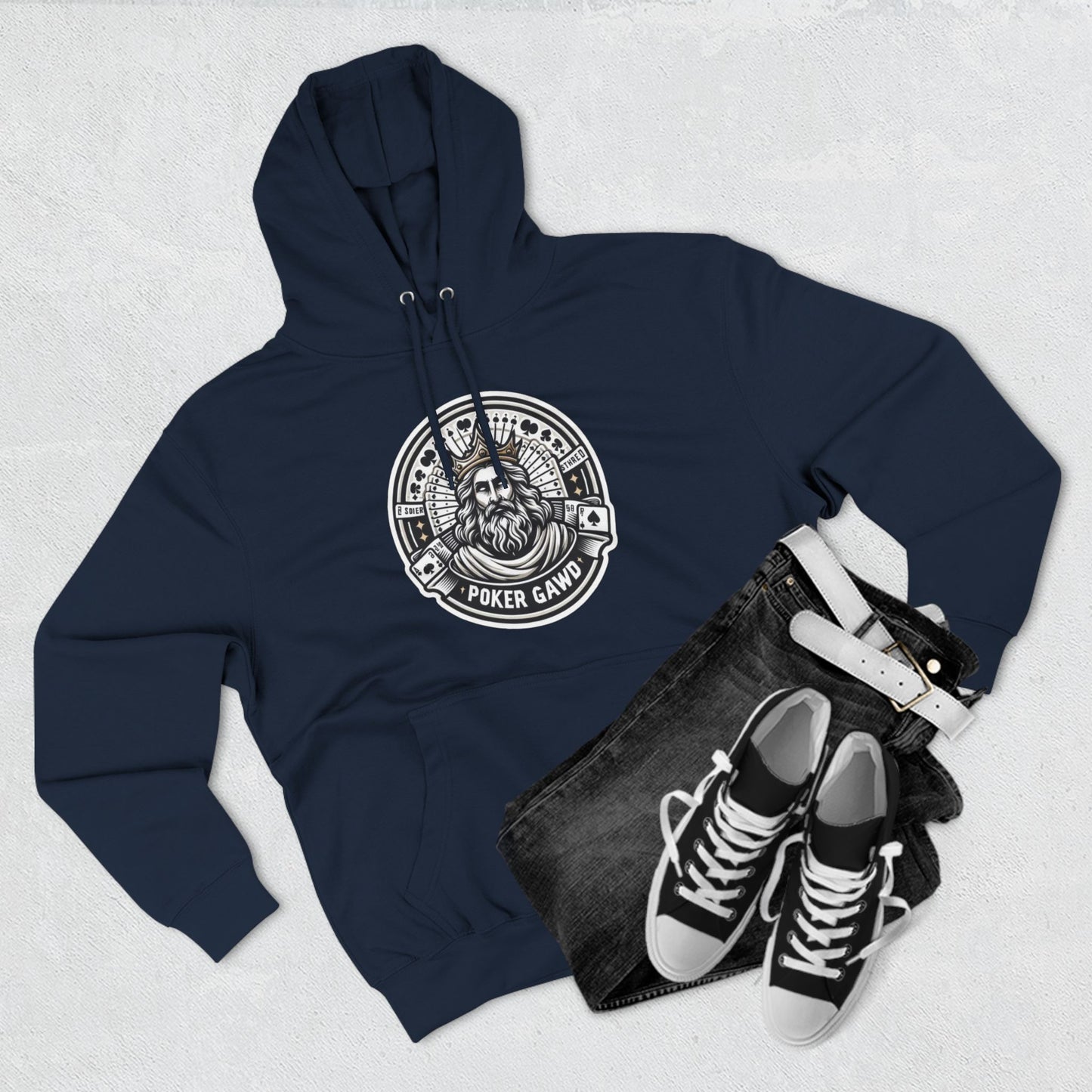 Poker Gawd Three-Panel Fleece Hoodie