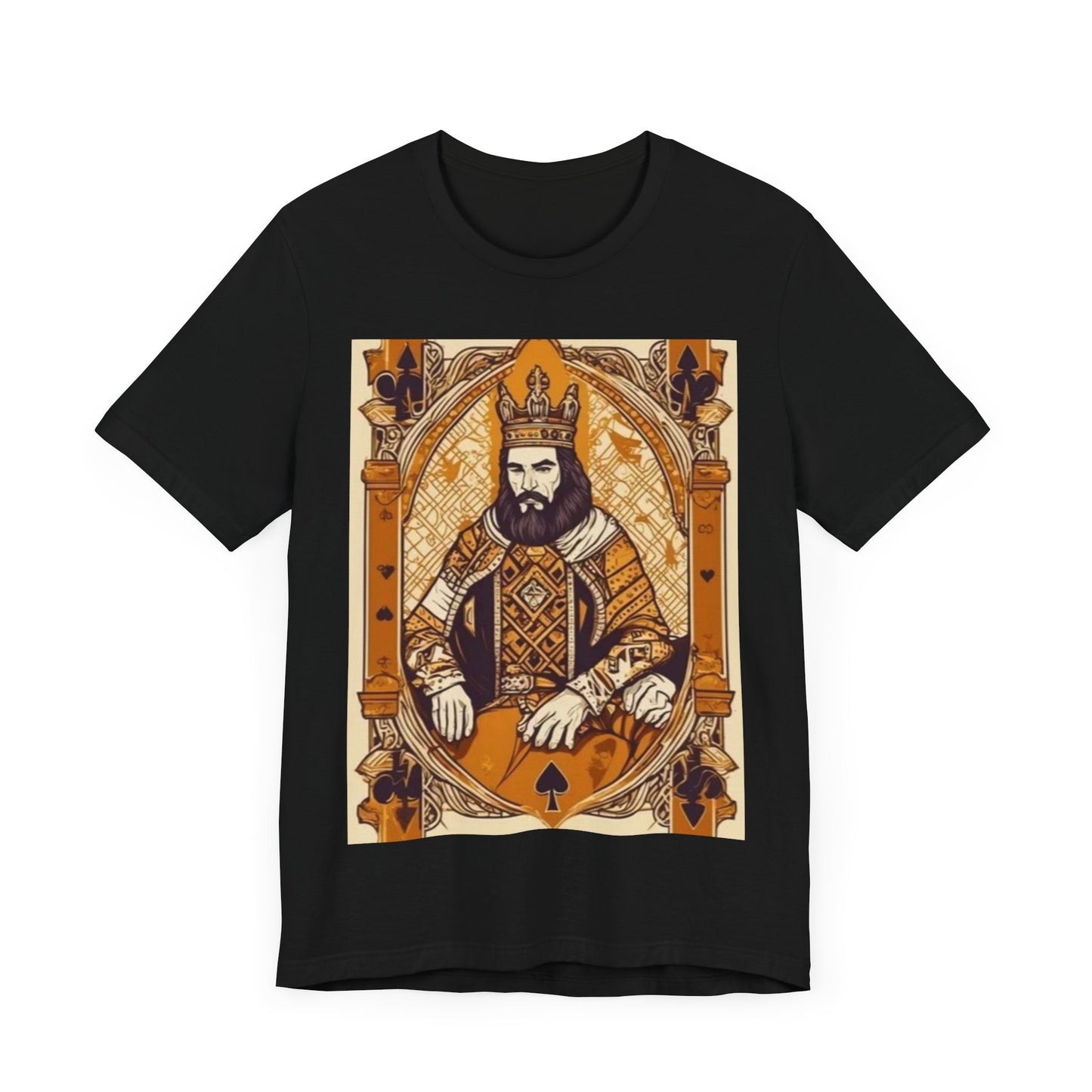 Poker King Unisex Short Sleeve Tee Lucky king