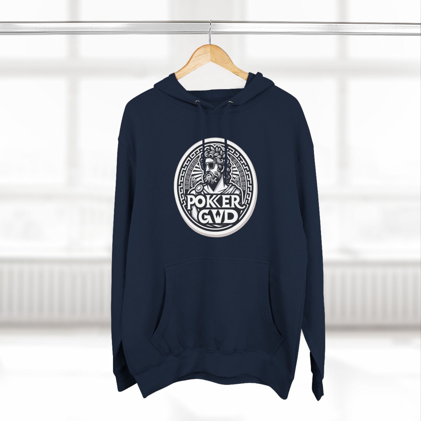 Three-Panel Fleece Hoodie