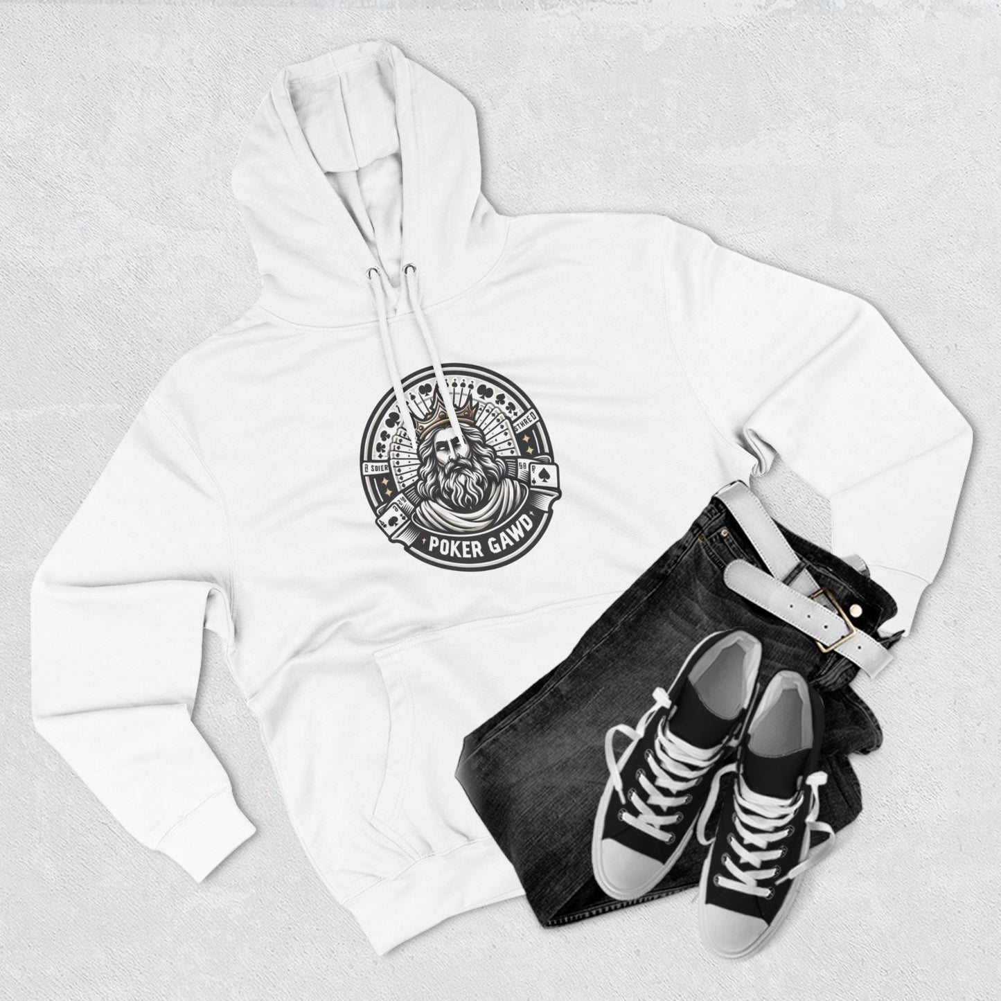 Poker Gawd Three-Panel Fleece Hoodie