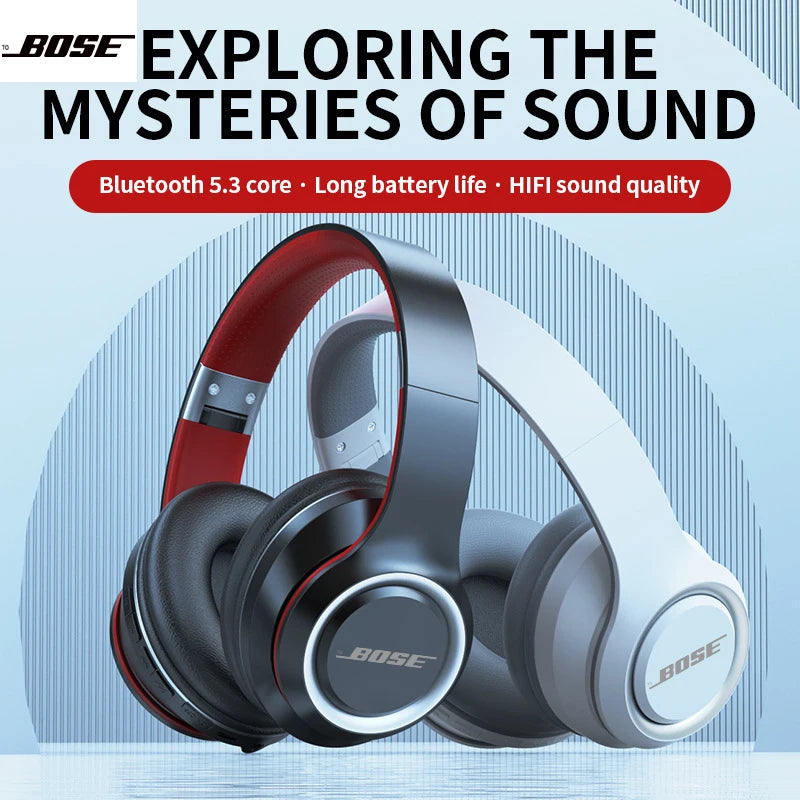 TOBOSE DR90 Wireless Headphone Bluetooth Earphone HIFI 3D Stereo Headset BASS Mode Gaming Earbud Over the Ear Headphone