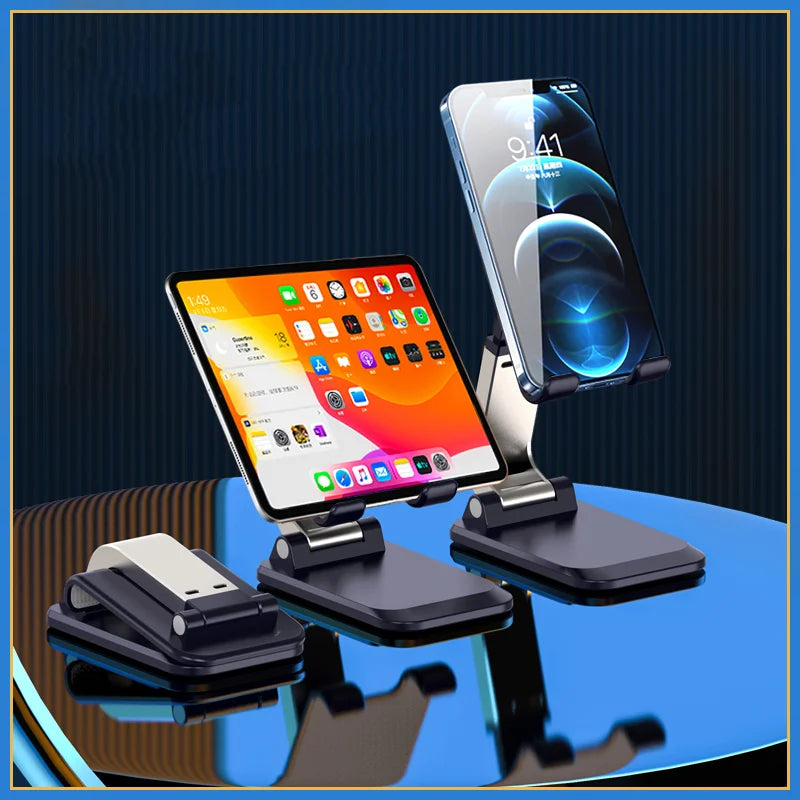 Foldable TableTop Mobile Phone Stand For Android/ iPad/ iPhone