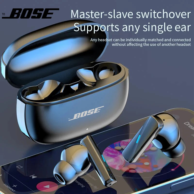 Wireless Touch Control Noise Cancelling Bluetooth Earphones