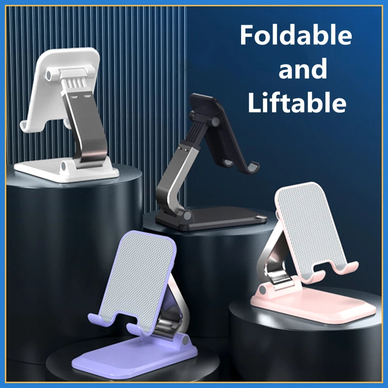 Foldable TableTop Mobile Phone Stand For Android/ iPad/ iPhone