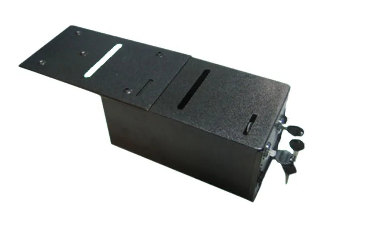 1Pc Drop Box with 2 Locks and Bill Frame Casino Toke Box Poker Table Accessories