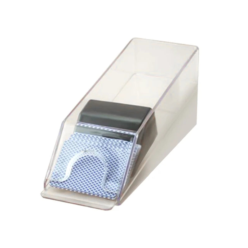 4/6-Deck Acrylic Blackjacks Dealing Shoe Playing Card Shuffler Pokers Dealer Durable Dealer Equipment and Game Supplies