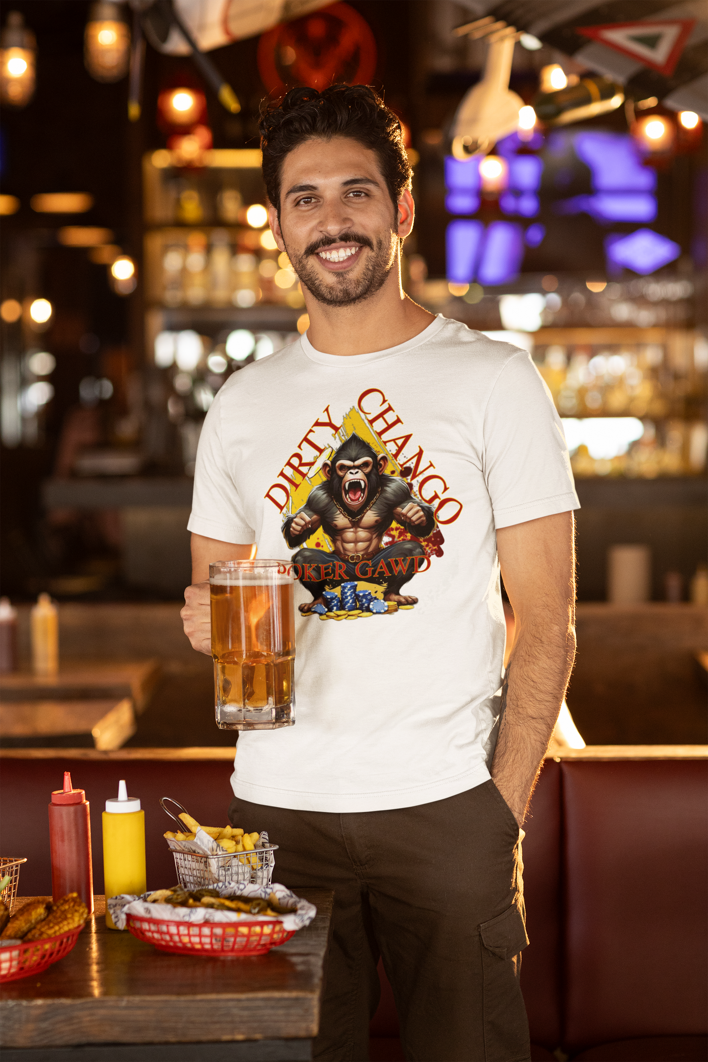Dirty Chango Edition Poker Gawd Short Sleeve Tee