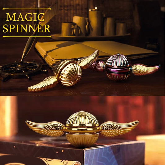 EDC Fidget Spinner Toys for Children Adult Anti-Stress Fingertip Gyro Fidget Relieves Stress Toy Rotating Metal Ball Desktop Toy