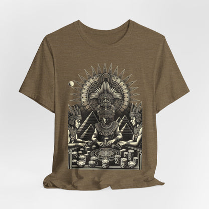 Aztec Poker Gawds Short Sleeve Tee