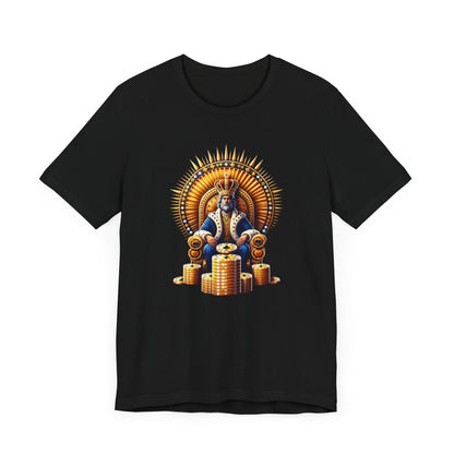 Gamblers King Unisex Short Sleeve Tee, Luck, Poker, Gambler
