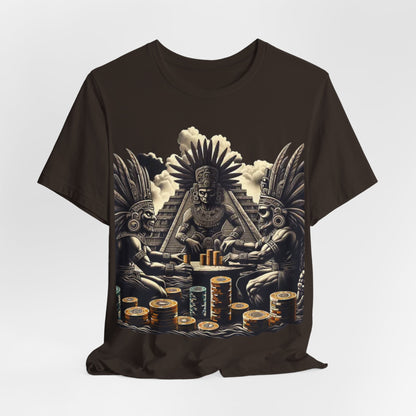 Aztec Poker Gawds Short Sleeve Tee
