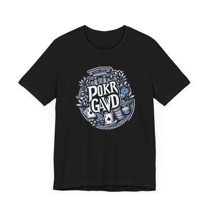 Poker Gawd Graphic T-shirt. For fashion, luck, poker players, and gamblers