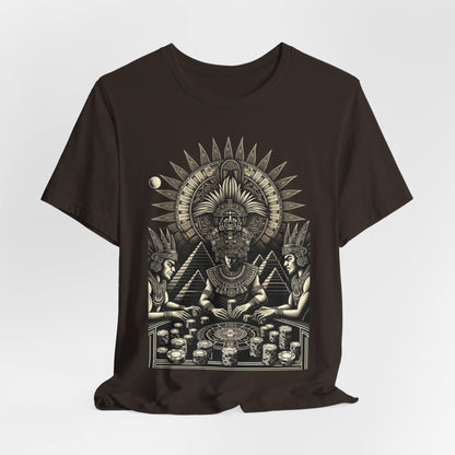 Aztec Poker Gawds Short Sleeve Tee