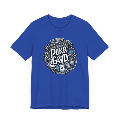 Poker Gawd Graphic T-shirt. For fashion, luck, poker players, and gamblers