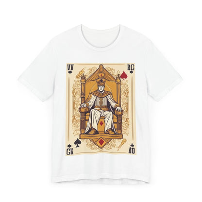 Poker King Unisex Short Sleeve Tee, Lucky, poker, gambler
