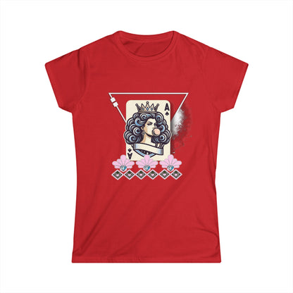 Poker Queen Women's Softstyle Tee