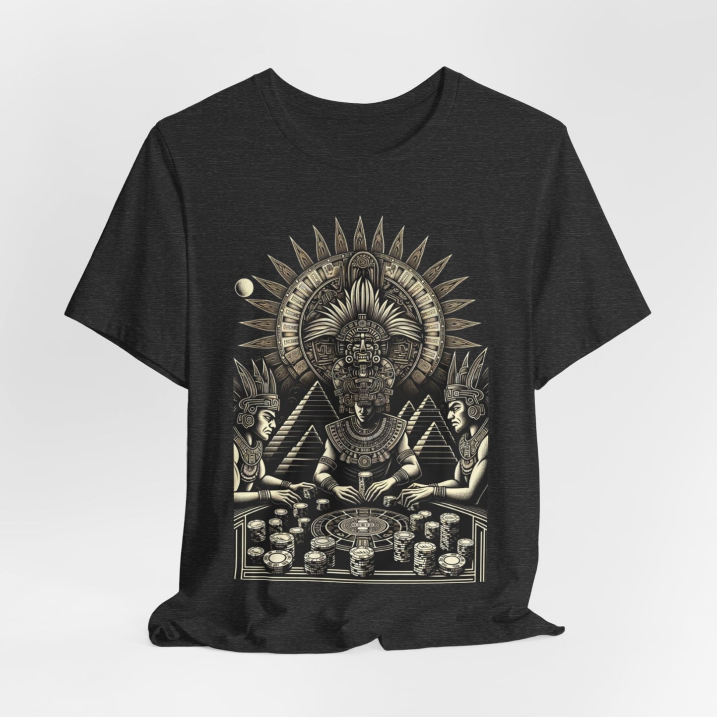 Aztec Poker Gawds Short Sleeve Tee