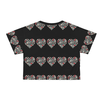 Hearts, Love of the Game Crop Tee