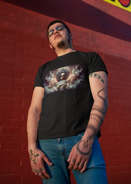 Lady luck Unisex Jersey Short Sleeve Tee for Luck, poker players, and gamblers