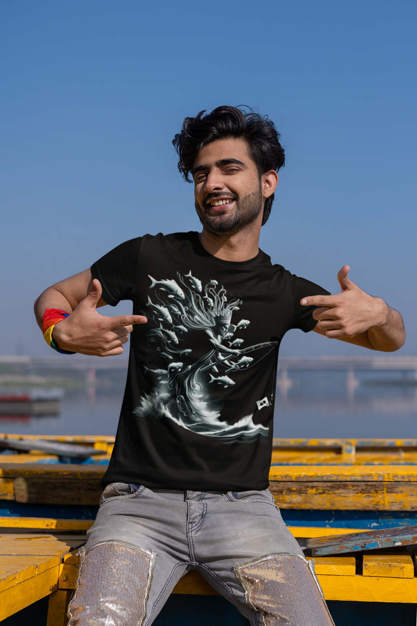 Poker Angler Short Sleeve Tee