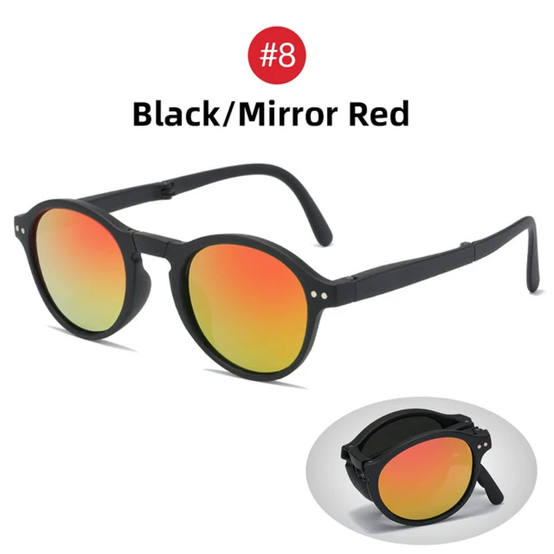Women Square Sunglasses 2024 Trending Product Black UV400 Spring Hinge Eyewear Men Retro Mirror Red Sun Glasses