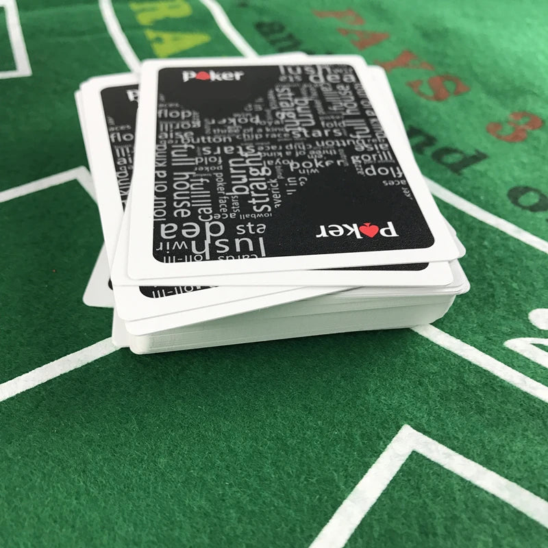 2Pcs/Lot Plastic Poker Card High Quality Texas Hold'Em Games Waterproof and Dull Polish Playing Cards Entertainment Board Game