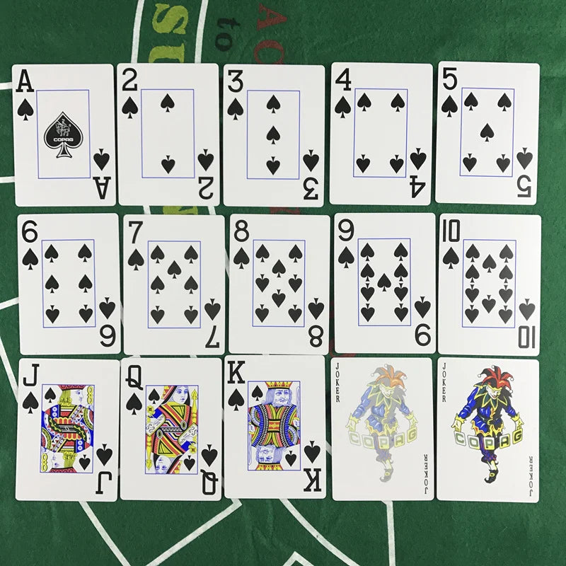 2Pcs/Lot Plastic Poker Card High Quality Texas Hold'Em Games Waterproof and Dull Polish Playing Cards Entertainment Board Game