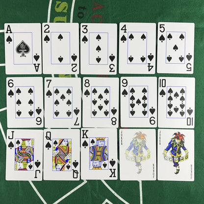 2Pcs/Lot Plastic Poker Card High Quality Texas Hold'Em Games Waterproof and Dull Polish Playing Cards Entertainment Board Game