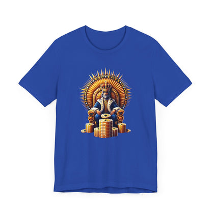 Gamblers King Unisex Short Sleeve Tee, Luck, Poker, Gambler