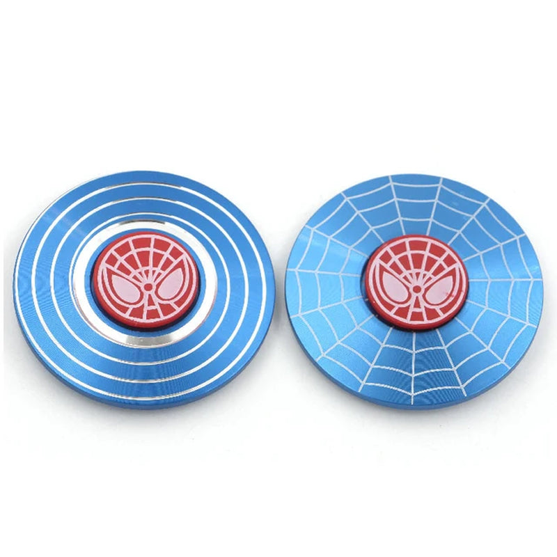Superhero American Captain Metal Fidget Spinner round Shield Superhero Fidget Toy Adults Antistress Fingertip Gyro Toy for Kids