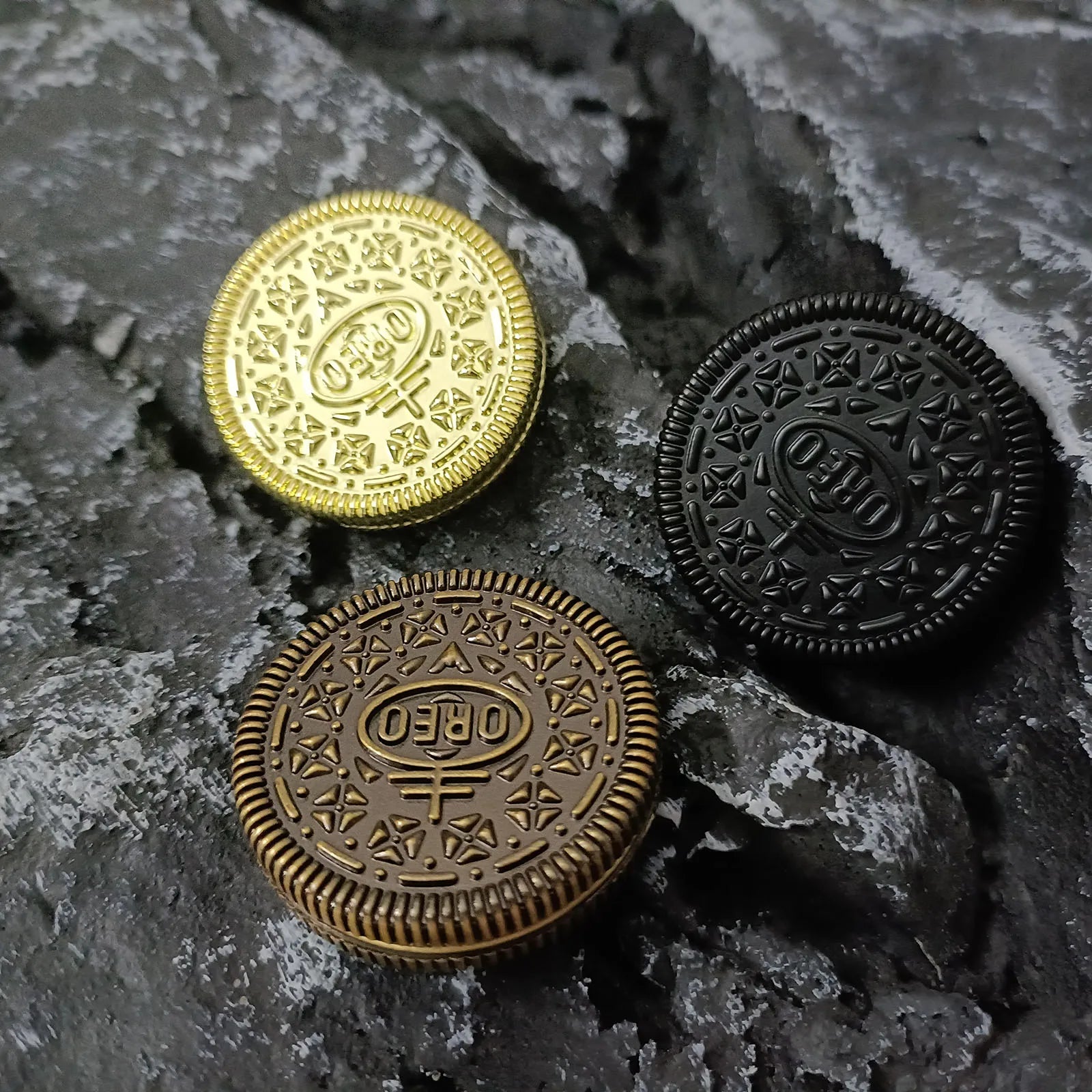 Haptic Coin Fidget Slider EDC Fidget Clicker Metal Fidget Toy for Adults, Marvel Haptic Coin Adults Push Slider Anxiety Relief