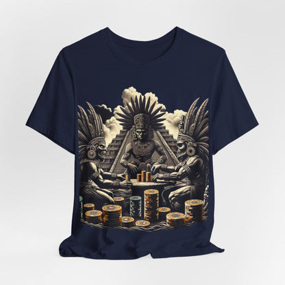 Aztec Poker Gawds Short Sleeve Tee