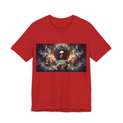 Lady luck Unisex Jersey Short Sleeve Tee for Luck, poker players, and gamblers