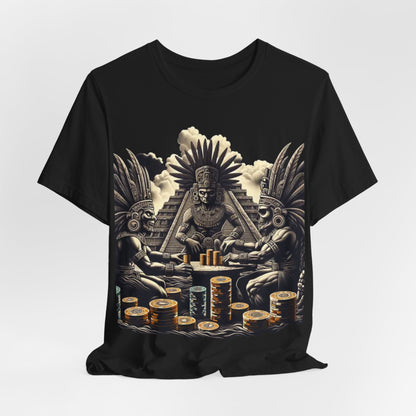Aztec Poker Gawds Short Sleeve Tee