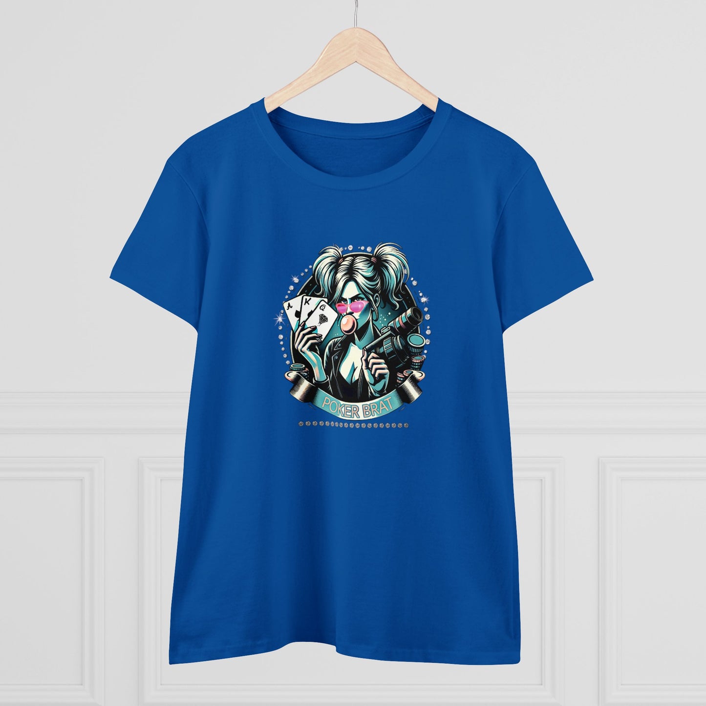 Poker Brat Women's Midweight Cotton Tee