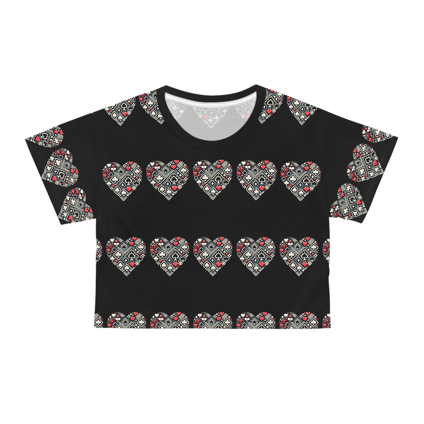 Hearts, Love of the Game Crop Tee
