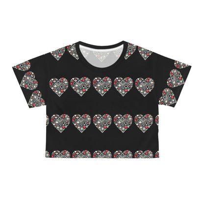 Hearts, Love of the Game Crop Tee