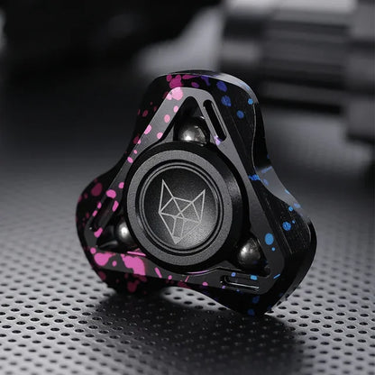 New Fox Stainless Steel Metal Fidget Spinner Adult EDC Antistress Hand Spinner Office Toy Autism Stress Relief Toys