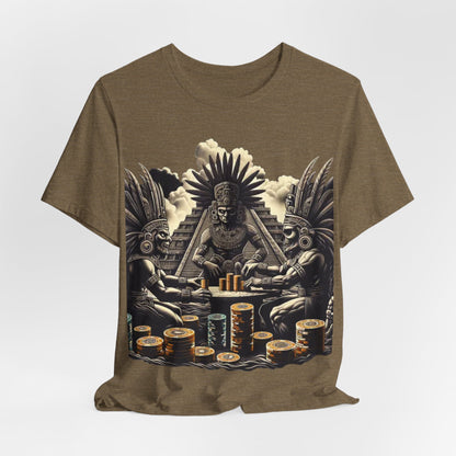 Aztec Poker Gawds Short Sleeve Tee