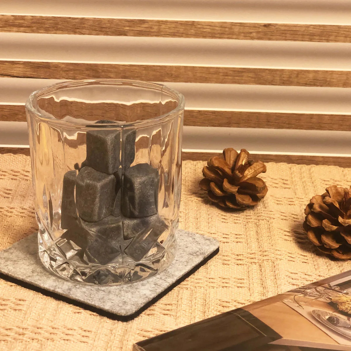 Whiskey Gifts for Men Father'S Day Present Whiskey Granite Chilling Stones Scotch Bourbon for Dad Husband Birthday Party Wedding